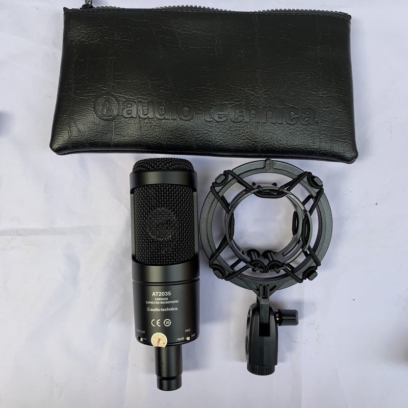 Mic Hát Thu Âm Livestream CAO CẤP AUDIOTECHNICA AT2035 Chính Hãng Bảo Hành 2 Năm