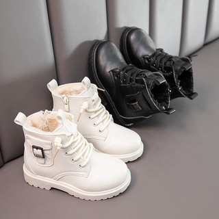 ♥ Giày Bốt Martin Thời Trang Mùa Thu Cho Bé✿Giày Bốt Đi Tuyết Cổ Ngắn Thời Trang Mùa Đông Cho Học Sinh✿Giày Lớn