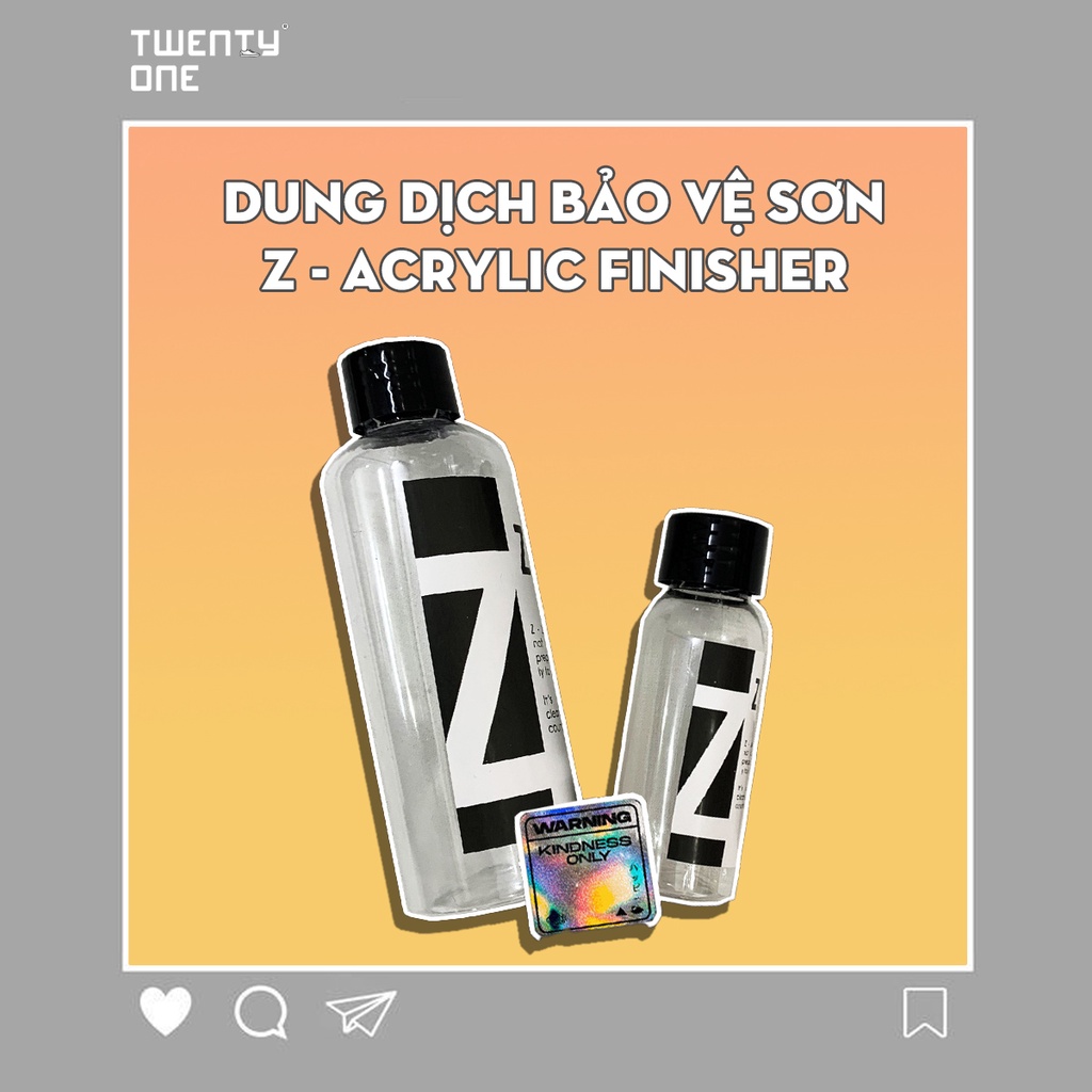 Dung dịch bảo vệ màu Z - Finisher sau khi custom giày