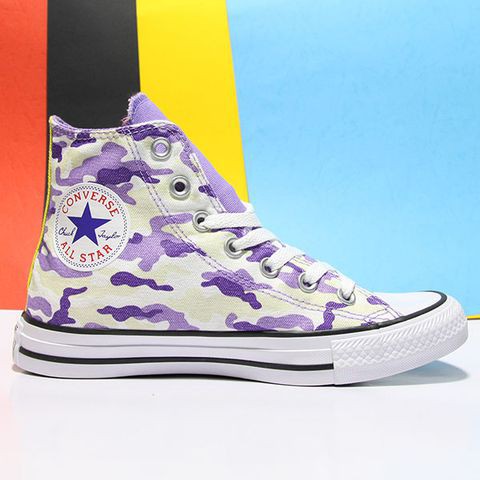 Giày Converse chính hãng camo cao cổ vải họa tiết CCVH09