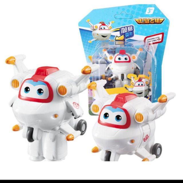 Đội bay siêu đẳng super wings Robot biến hình máy bay mini