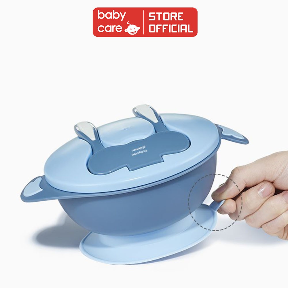 Bộ bát ăn dặm BC BABYCARE chống bỏng an toàn cho bé - BC2180