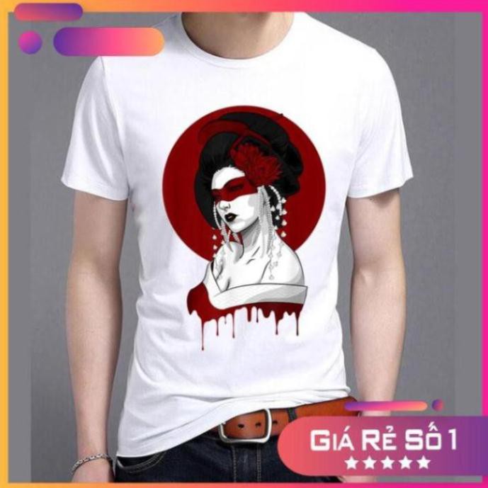 [ÁO THUN IN ĐỒNG GIÁ 65K TOÀN SHOP] - [GIẢM SẬP SÀN] Áo thun nam nữ geisha 25