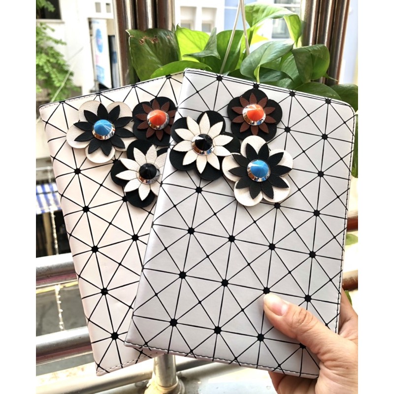 Bao da IPAD 1/2/3 hoa văn đính nổi siêu sang