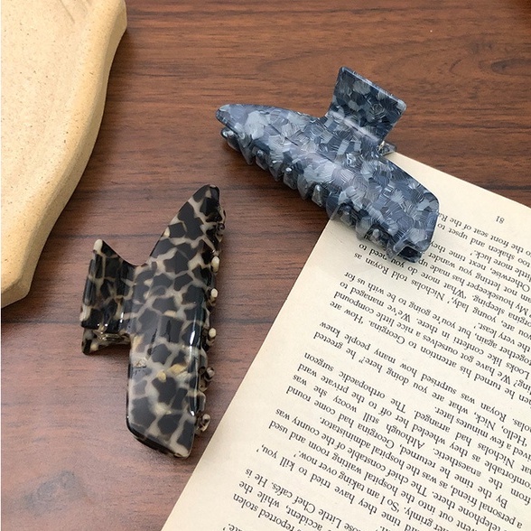 Kẹp Tóc Hình Cá Mập Phong Cách Pháp Cổ Điển Thời Trang Mùa Hè Cao Cấp Dành Cho Nữ