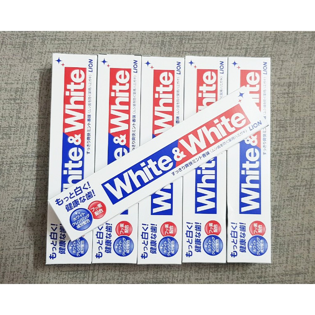 Kem Đánh Răng Hộp 150g Của Nhật White & White