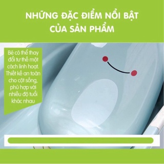 🌵 Chậu tắm cho bé hình chú ếch  đáng yêu - nhựa VIỆT NHẬT cao cấp ,có van tháo nước và máng đỡ