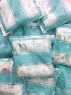 Set 10 khăn sữa sợi tre aden