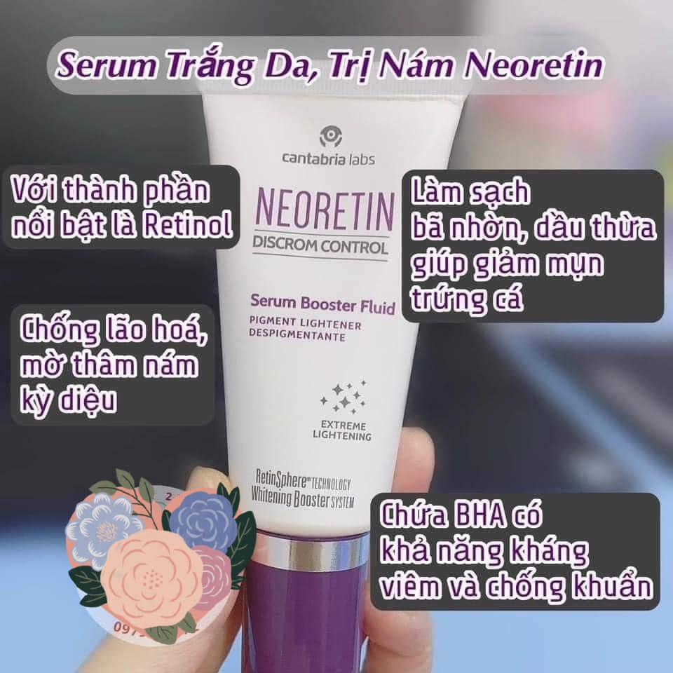Serum giảm nám, tàn nhang Neoretin Discrom Control 15ml