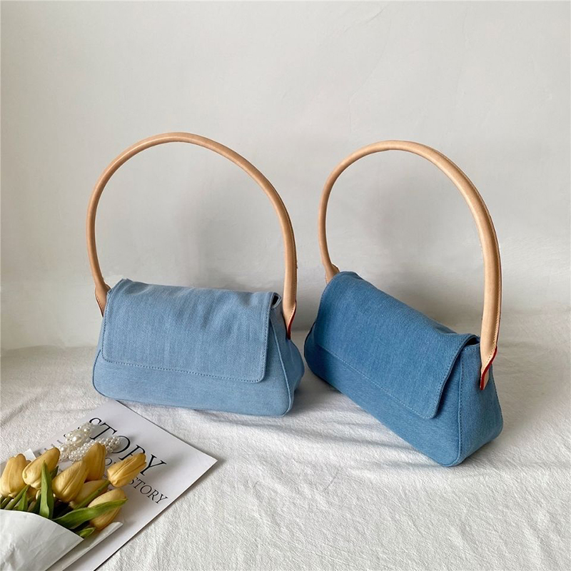 Túi xách IELGY vải denim phong cách cá tính