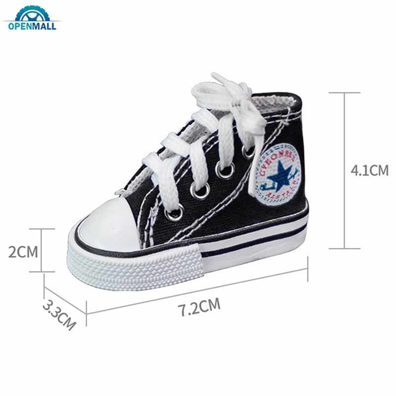 Vỏ bọc chân chống xe máy hình giày thể thao bằng vải canvas