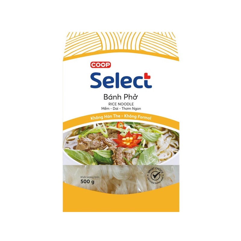 Bánh phở khô Select 500g dai ngon