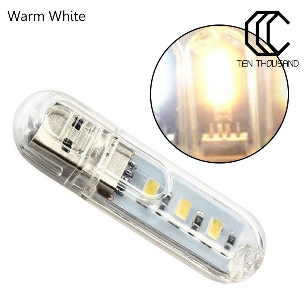 Đèn LED mini đầu cắm USB thiết kế tiện dụng