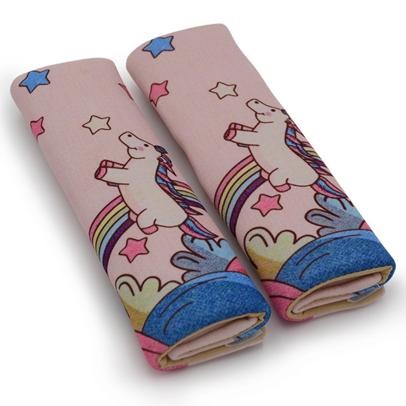 Bộ 2 Vỏ Bọc Dây Đai An Toàn Xe Hơi Mềm Mại Tiện Dụng