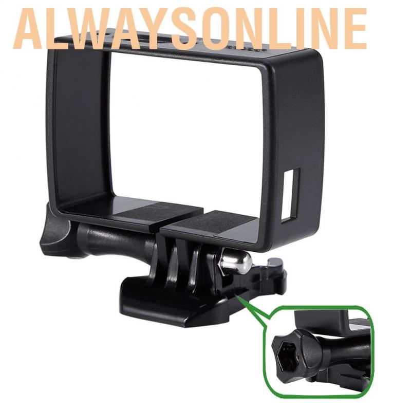Alwaysonline Housing Side Mount Protect Frame Case With Adapter For Xiaomi YI 4K XiaoYi 2