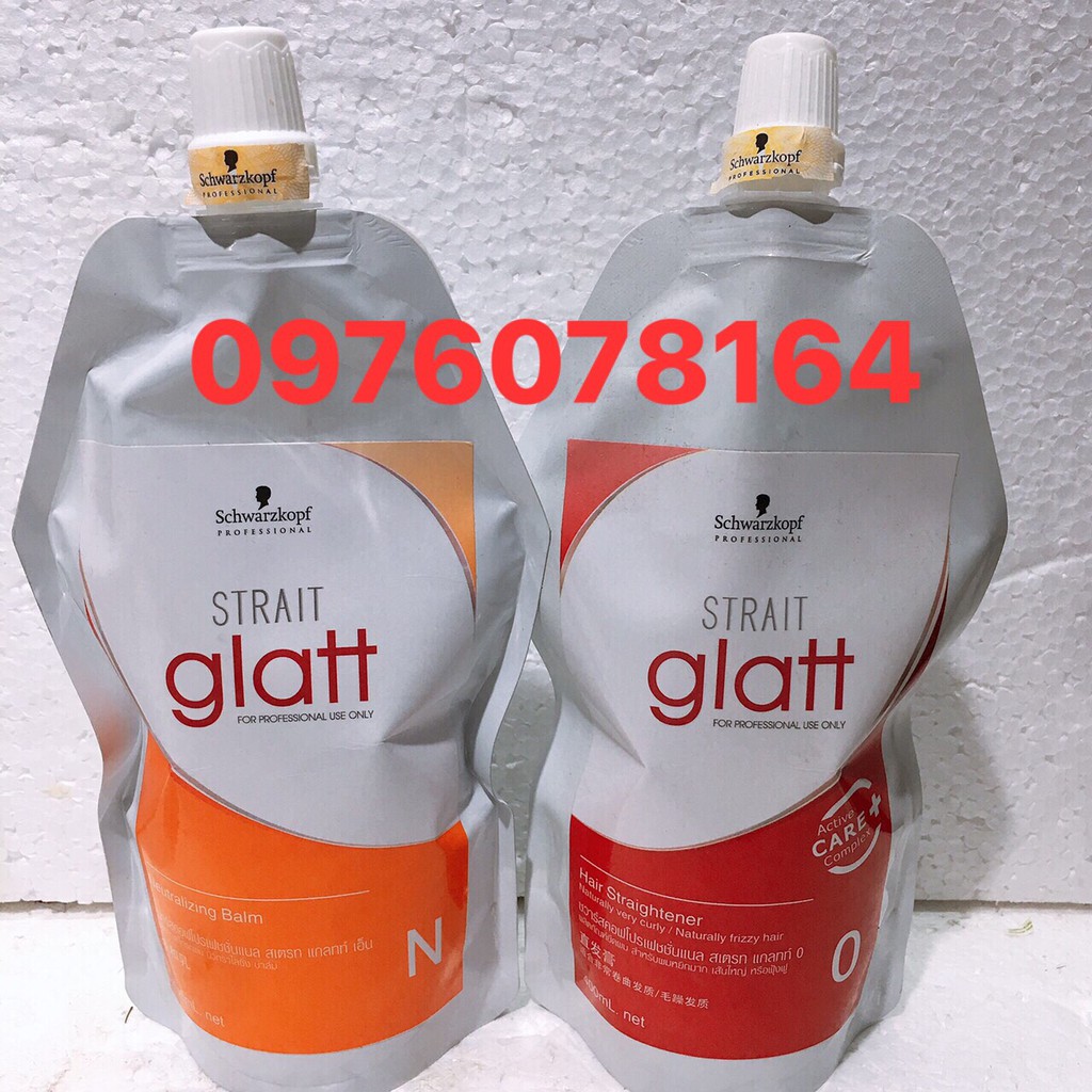 Thuốc uốn duỗi tóc Schwarzkopf Glatt 400mlx2 ( Thái Lan) ( nguyên cặp)