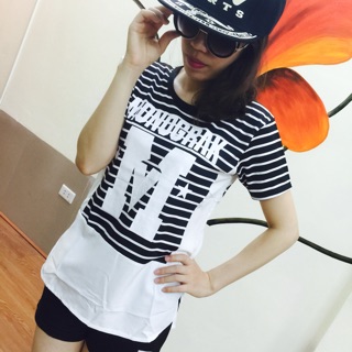 Áo tshirt kẻ ngang