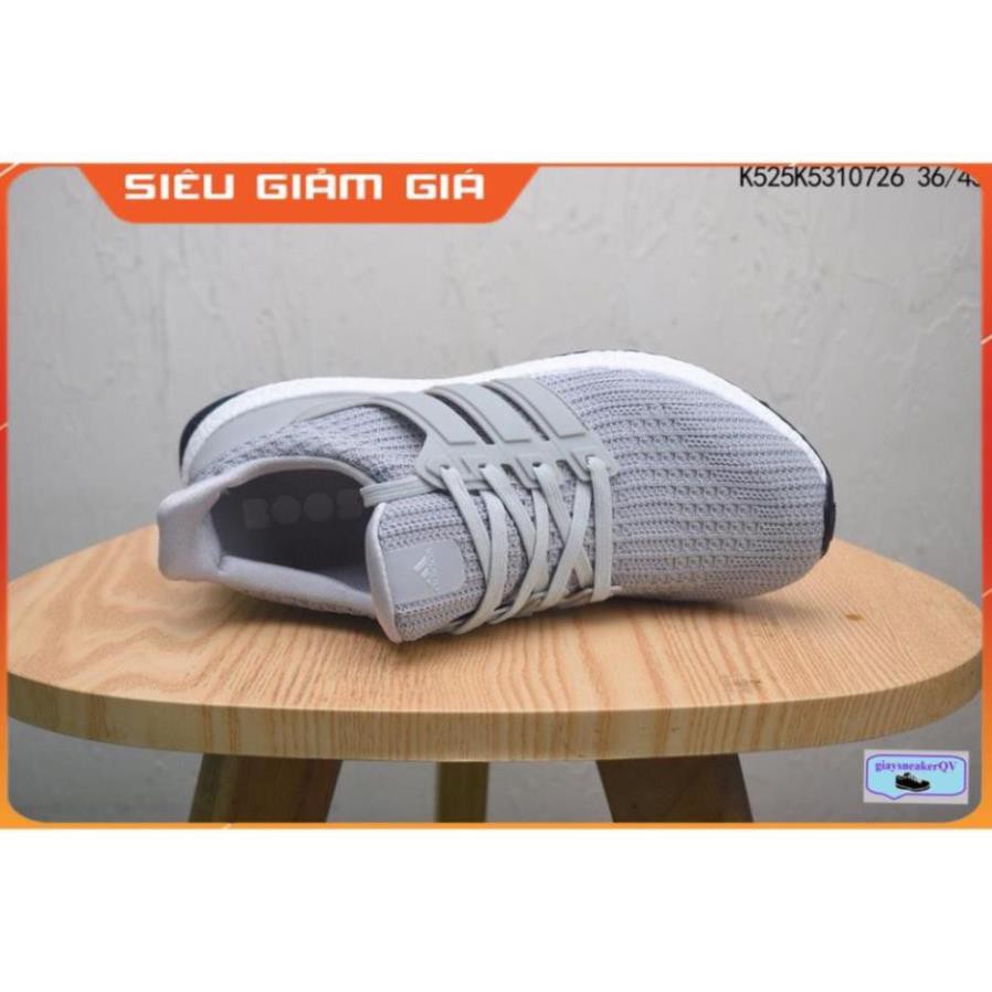 [Sale 3/3][FULL BOX] Giày thể thao ADIDAS ULTRA BOOST 4.0 GREY xám [Sẵn Hàng] . ⋆ /