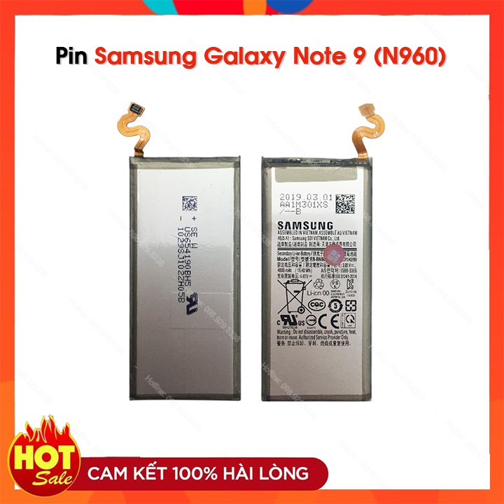 Pin Samsung Galaxy Note 9(N960)-Pin zin hãng bóc máy