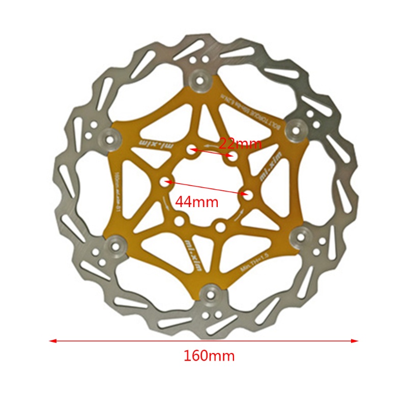 QQ Má Phanh 160mm Kèm Bu Lông Chuyên Dụng Cho Xe Đạp Leo Núi MTB