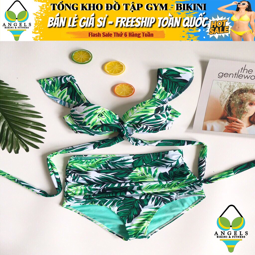 Bikini Bộ Đồ Bơi Hai Mảnh Hoa Lá Freesize BHV021 [ Giá Sỉ ] | BigBuy360 - bigbuy360.vn