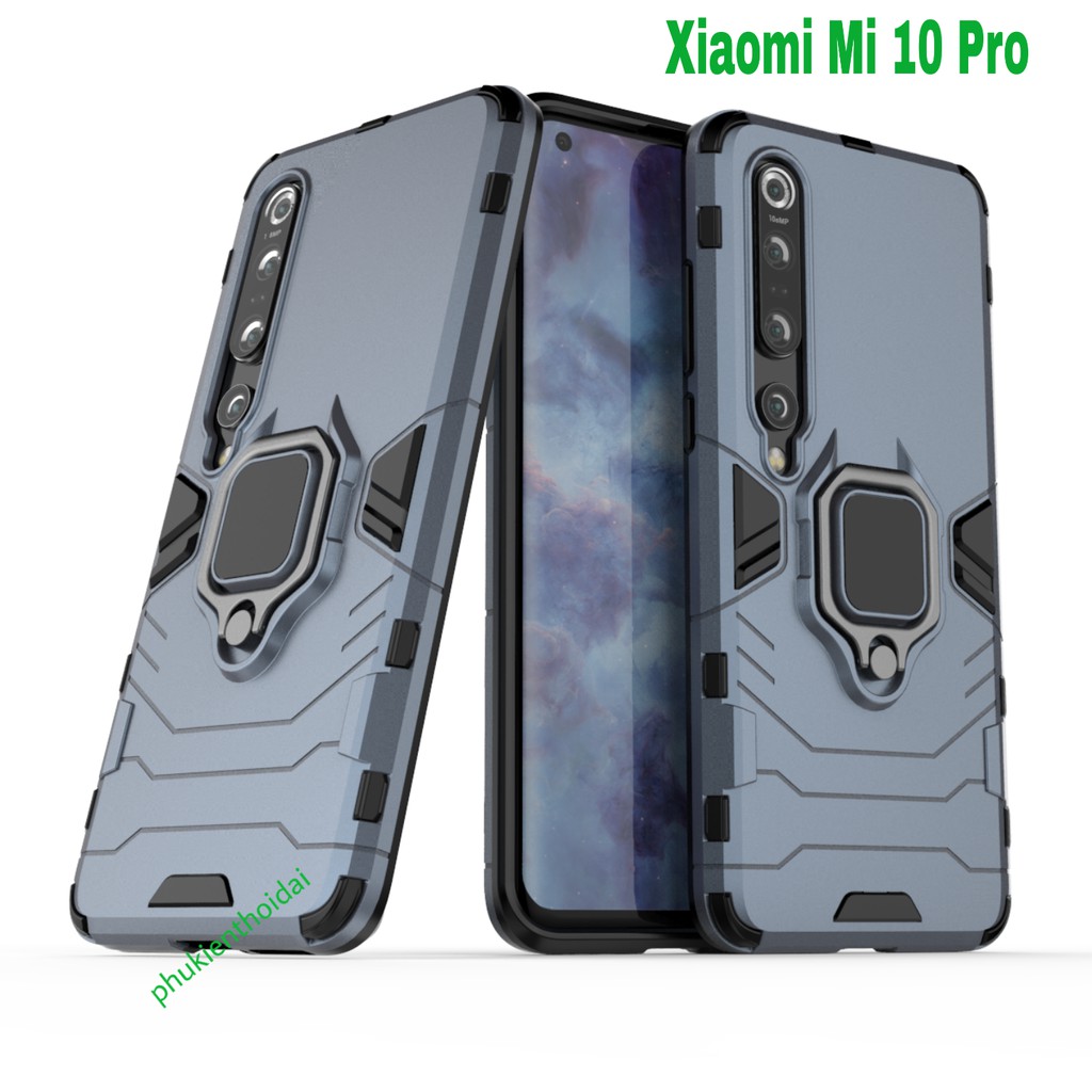 Ốp lưng Iron Man Iring Xiaomi Mi 10 Pro FREESHIP Từ 50k chống sốc siêu bền chống va đập mạnh giá đỡ xem phim 2