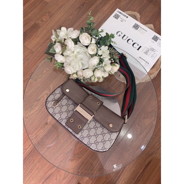 Túi Gucci Kaws bag size 25 đeo kẹp nách fullbox sang xinh