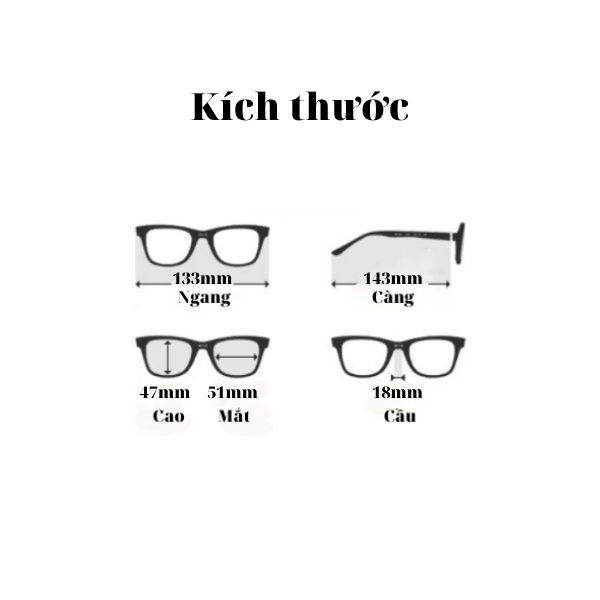 Gọng kính cận mắt tròn VIETPHAT EYEWEAR 29252 thời trang nam nữ