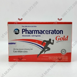 Pharmaceraton Gold PV hộp 60 viên - Tăng sức đề khang