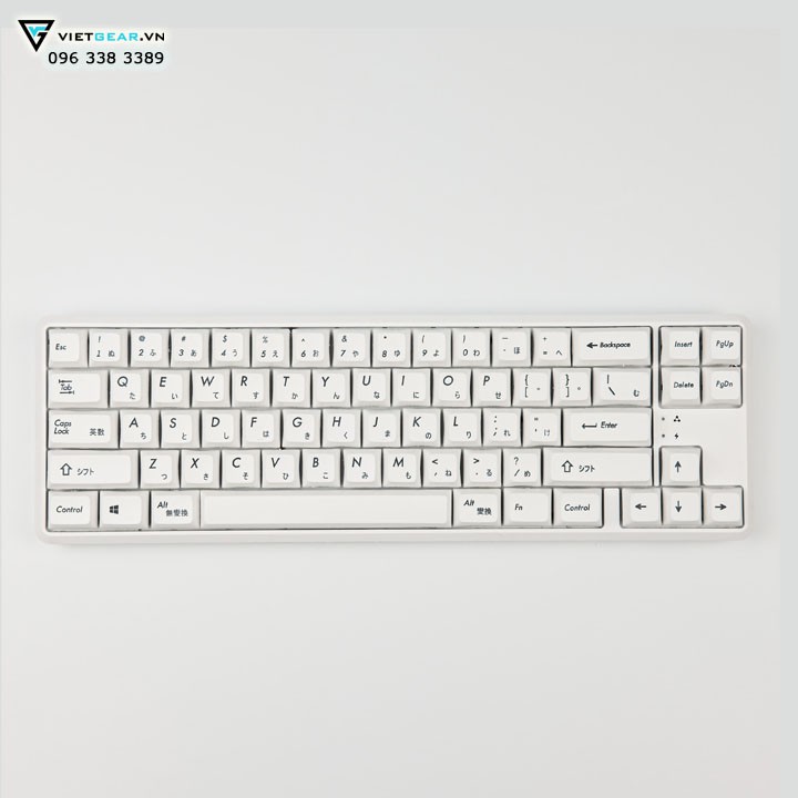 Bộ nút XDA Black and White Japanese thick PBT in dyesub 115 nút