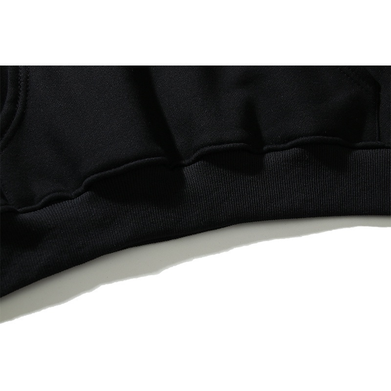 Hàng Bán Chạy Áo Hoodie Thể Thao Cotton Tay Dài Phối Lông Thêu Họa Tiết Plus Size Cho Nam Và Nữ