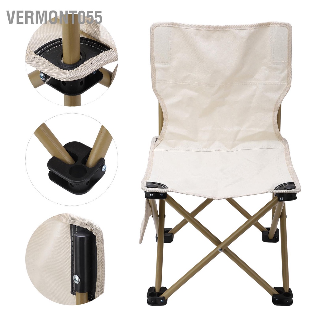 Có thể bán buôn Ghế cắm trại Gấp Chống gỉ trượt di động ngoài trời không thấm nước cho Bãi biển câu cá Vermont055 Hàng giao ngay