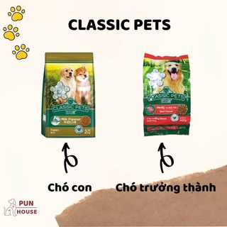Thức ăn hạt cho chó classic pets