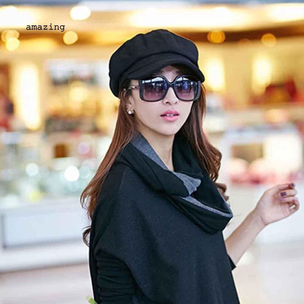 Mũ Beret Màu Sắc Thời Trang Thu Đông Cho Nữ