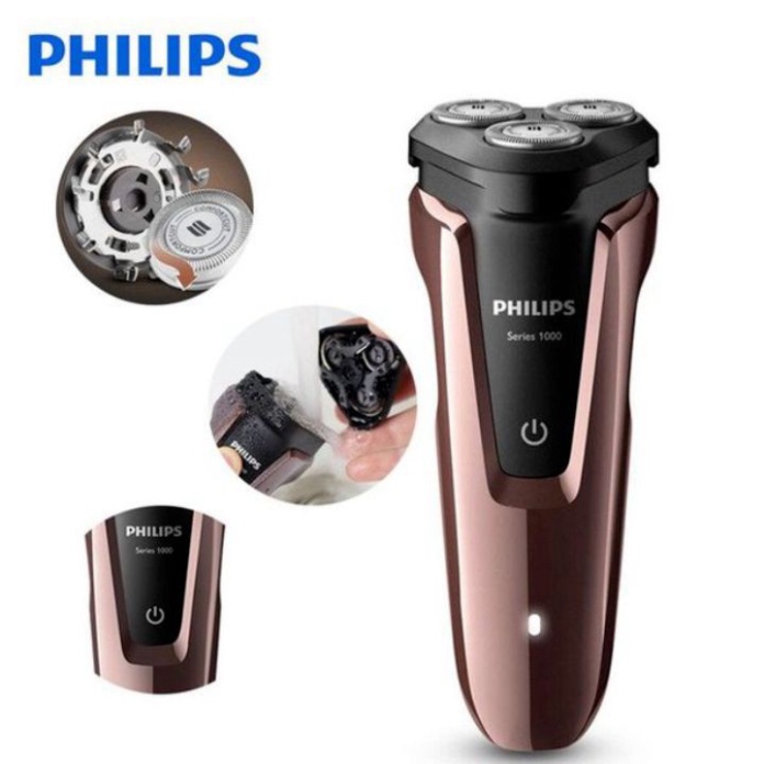 Máy cạo râu ướt và khô cao cấp thương hiệu Philips S1060 - Hàng Nhập Khẩu Chính Hãng  {CH