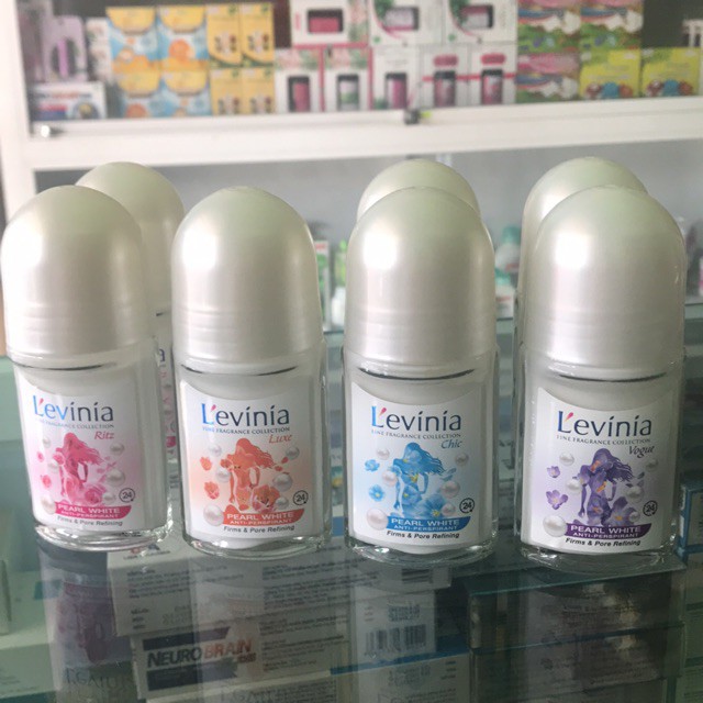 Lăn khử mùi trắng da Levinia 50ml chính hãng