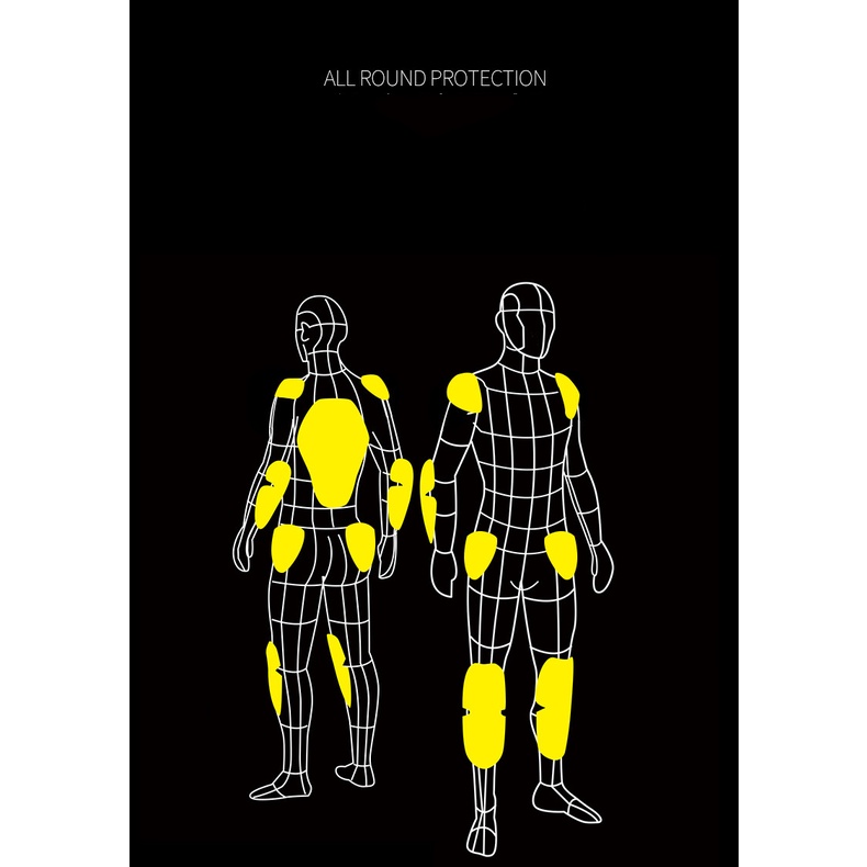 Áo giáp, quần giáp MOTOWOLF đi xe máy chính hãng MDL0509