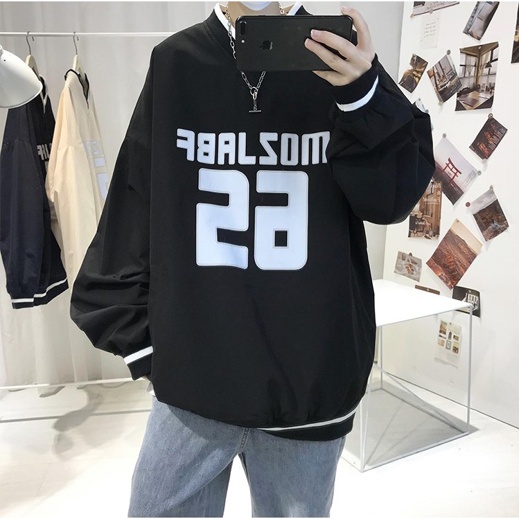 (ẢNH THẬT) ÁO SWEATER BÓNG CHÀY FORM RỘNG UNISEX THIẾT KẾ ĐỦ SIZE CHO CẢ NAM VÀ NỮ | BigBuy360 - bigbuy360.vn