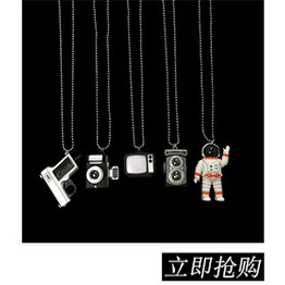 Vòng cổ Ngọc Trai Mặt Hình Mặt Cười Đơn Giản Cho Nữ