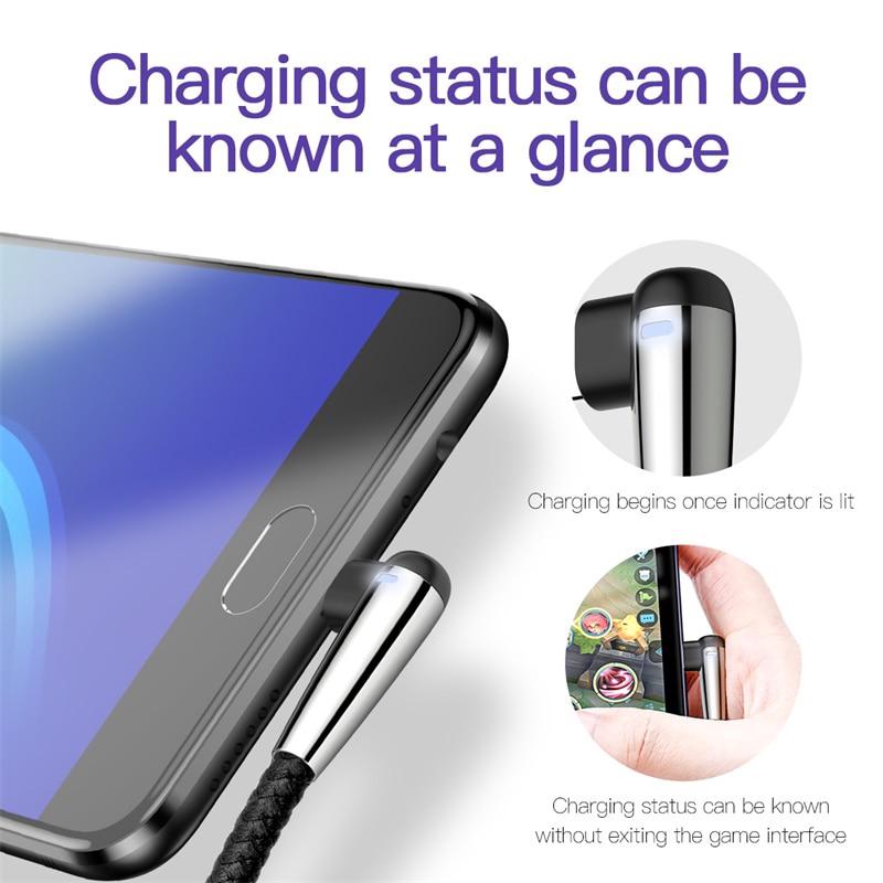 Baseus Micro USB Cable Reversible Fast Charging Cable Android Charger Cord