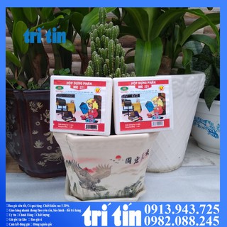 Hộp đựng phấn viết kèm bông lau bảng