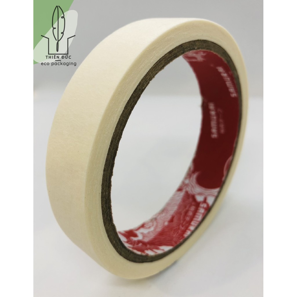 BĂNG DÍNH GIẤY chặn màu nước, màu acrylic, sơn KHỔ 2CM & 4.8 CM - 15 MÉT DÀI – CHẤT LƯỢNG CAO, GIÁ NHÀ MÁY