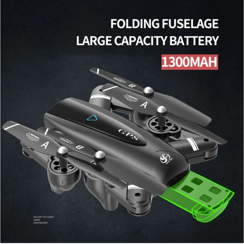 Siêu phẩm Flycam S167 - Quay Phim 4K - Định Vị GPS - Kết Nối Wifi Với Điện Thoại - Pin Dung Lượng Cao 1300 mAh