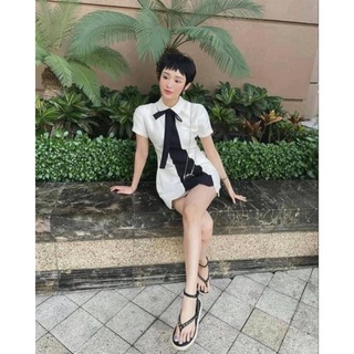 Sandan nữ viền xích đế cói hàng fullbox
