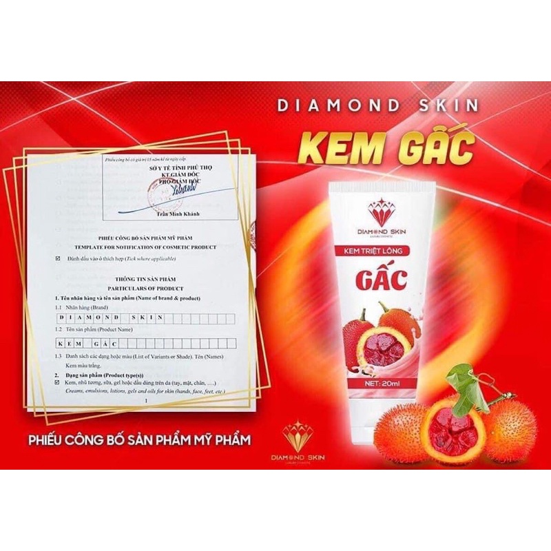 Chính Hãng Kem Tẩy Lông Chanh Gấc