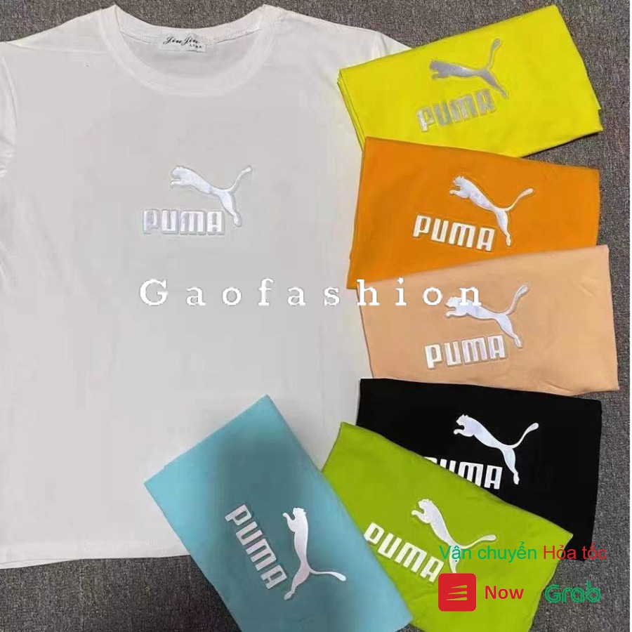 Áo thun tay lỡ / Áo phông unisex form rộng in chữ Puma_G.A.O Fashion