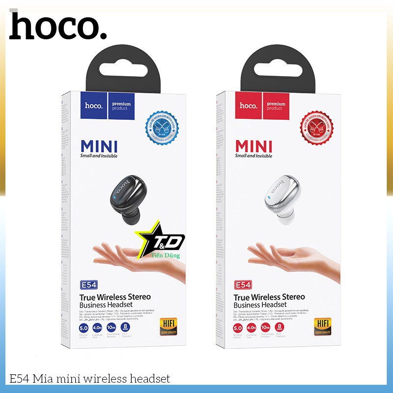 Tai nghe bluetooth không dây Hoco E54 Mini loại nhét tai