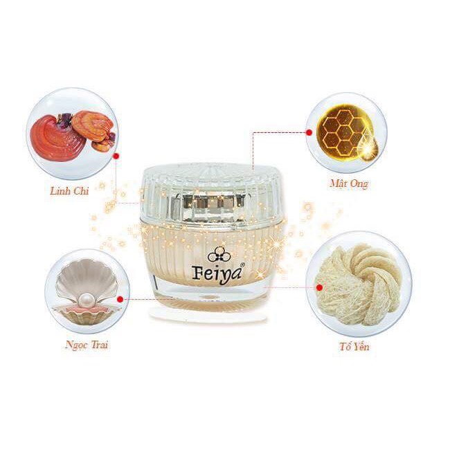 Kem FEIYA dưỡng trắng da - Tái tạo - Chống nhăn - Phục hồi - Feiya Ultra Radiant White Cream (USA) ban đêm - 30g