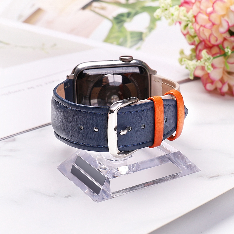 Duo Teng Dây Đeo Thay Thế Chất Liệu Da Cho Apple Watch 1 2 3 4