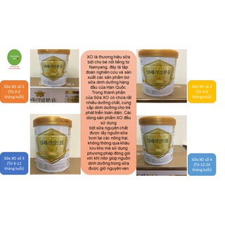 Sữa XO Hàn Quốc (Hộp 800g)